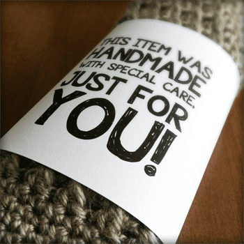 Printable Labels for Handmade Items