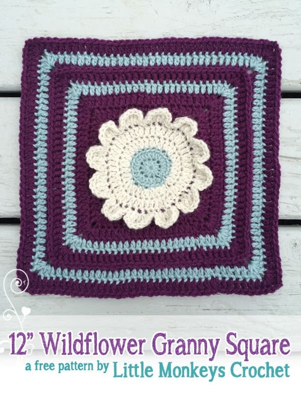 Wildflower Granny Square No. 1