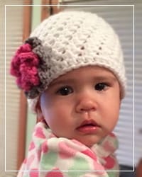 12 Days of Christmas NICU Hat Challenge: Olivia's Preemie Crochet Hat Pattern | Little Monkeys Crochet
