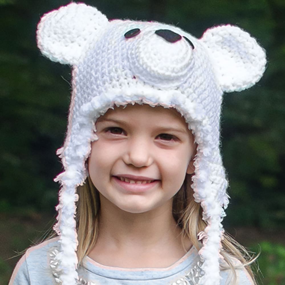 Polar Bear Hat (6-12m)