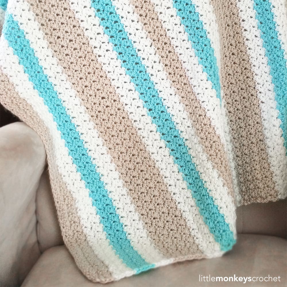 Sweet Ocean Breeze Baby Blanket