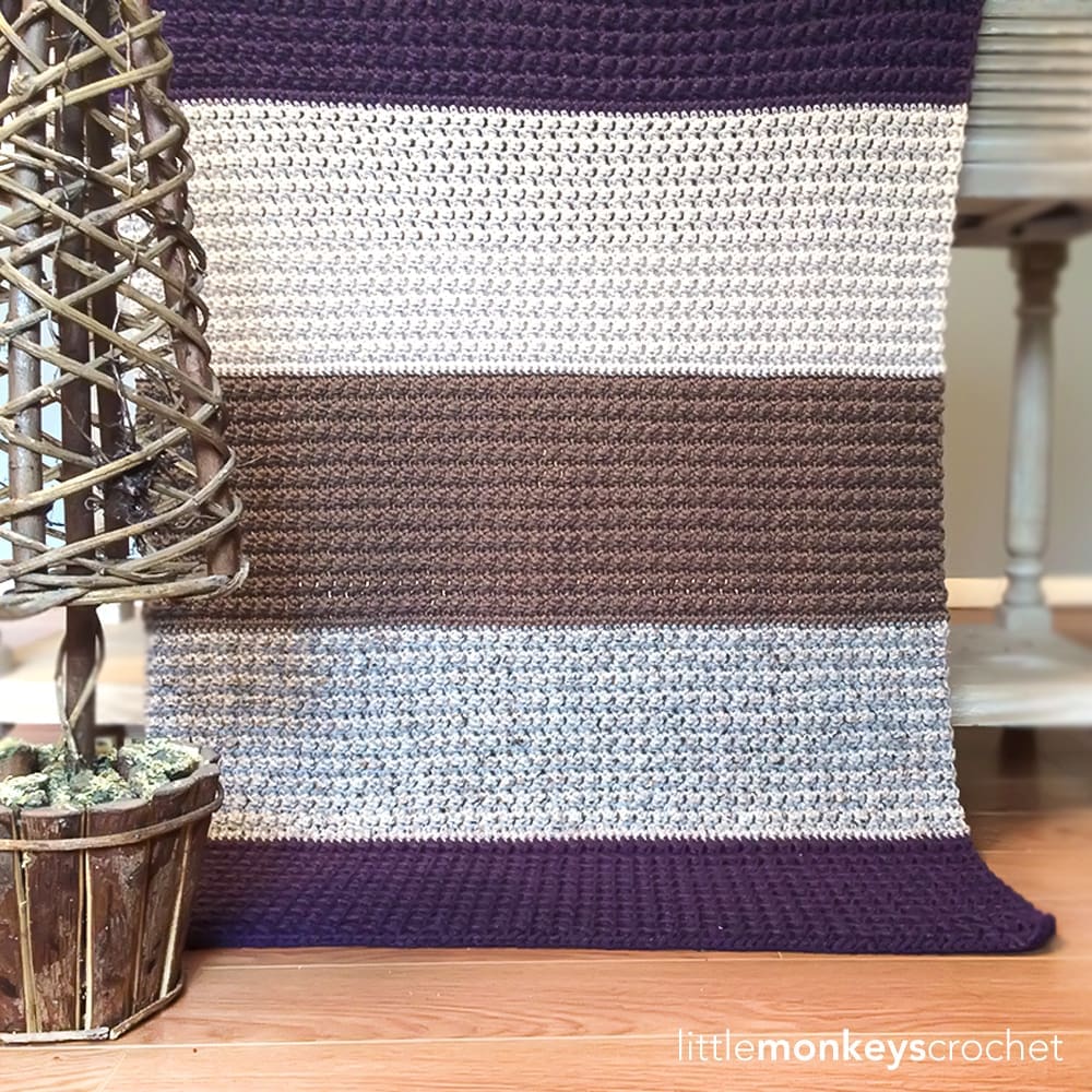 Comfy Squares Textured Blanket