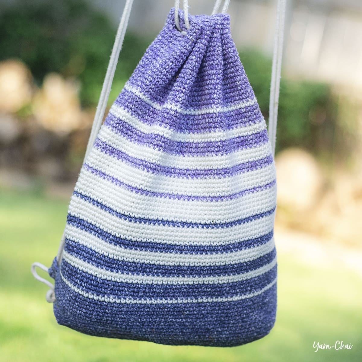 Cinch Bag Series: The Fading Stripes Bag