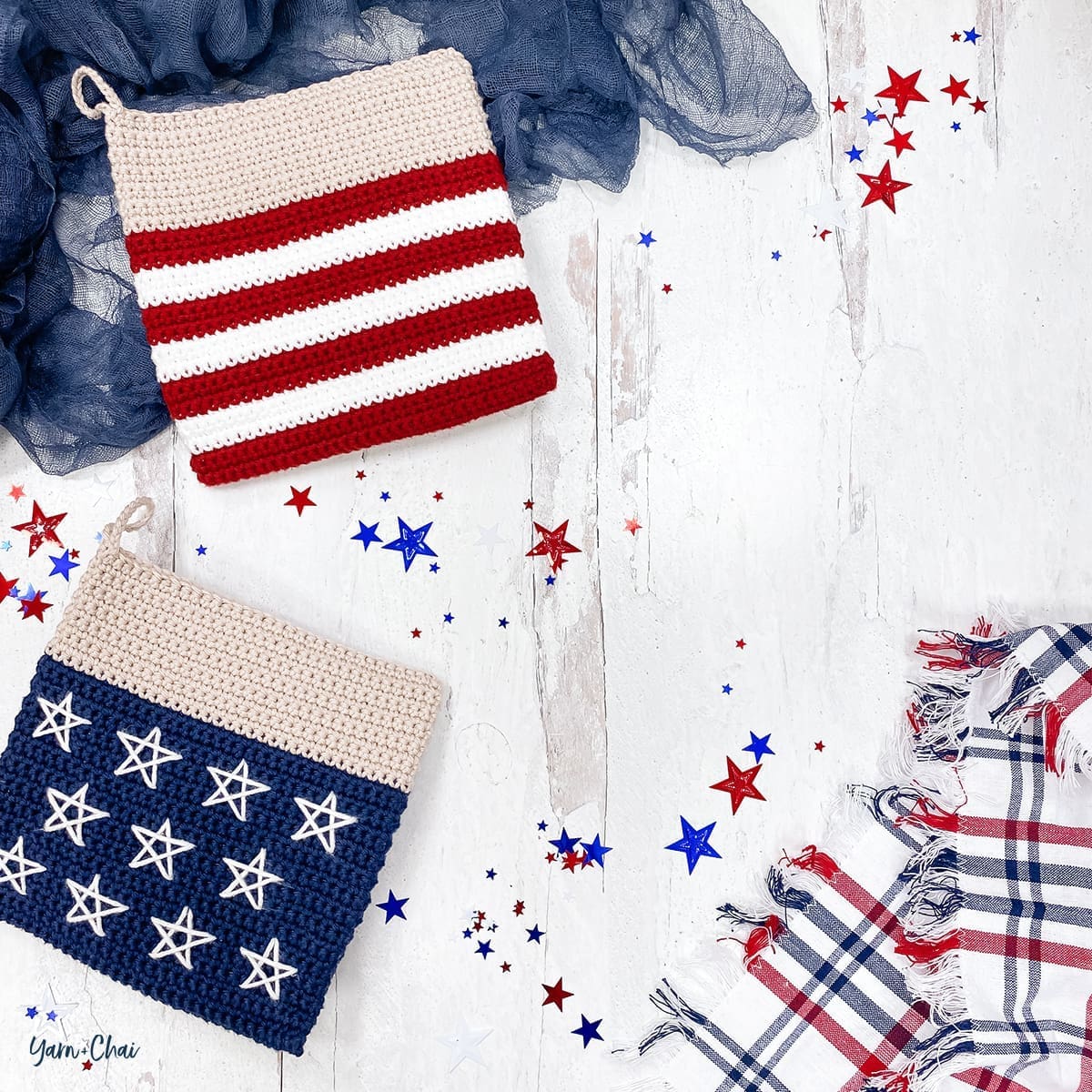 Stars & Stripes Potholder Set